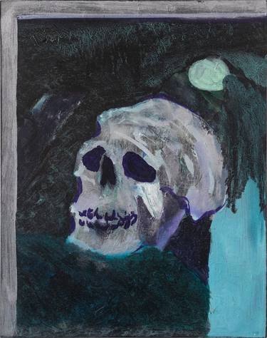 Painterly scull thumb