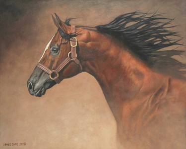Print of Horse Paintings by James Zhao