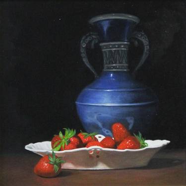 Original Fine Art Still Life Paintings by James Zhao