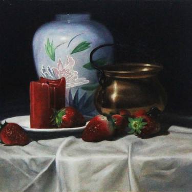 Original Realism Still Life Paintings by James Zhao