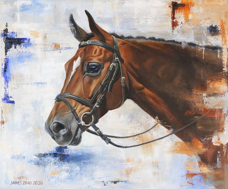 Print of Realism Animal Paintings by James Zhao