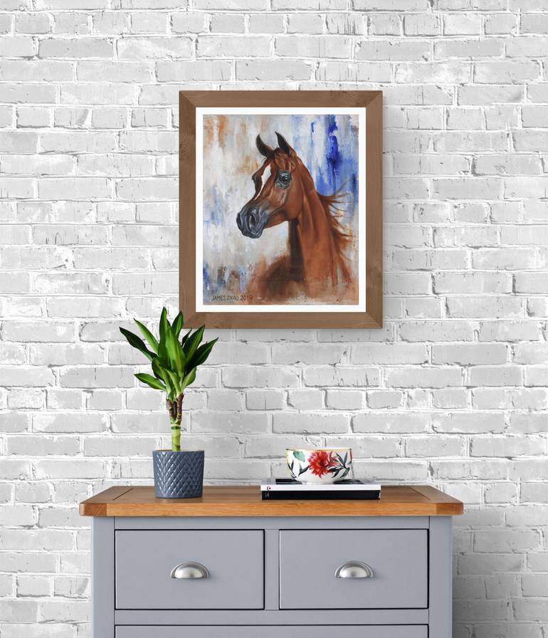 Original Realism Animal Painting by James Zhao