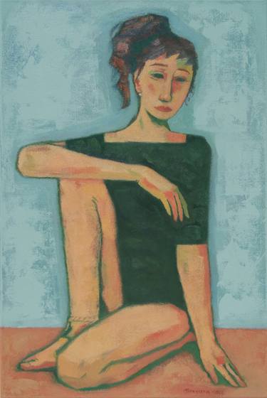 Original Expressionism Women Painting by Tetyana Khytko