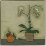Still Life with Orchid and Sumo Mandarin by Tetyana Khytko