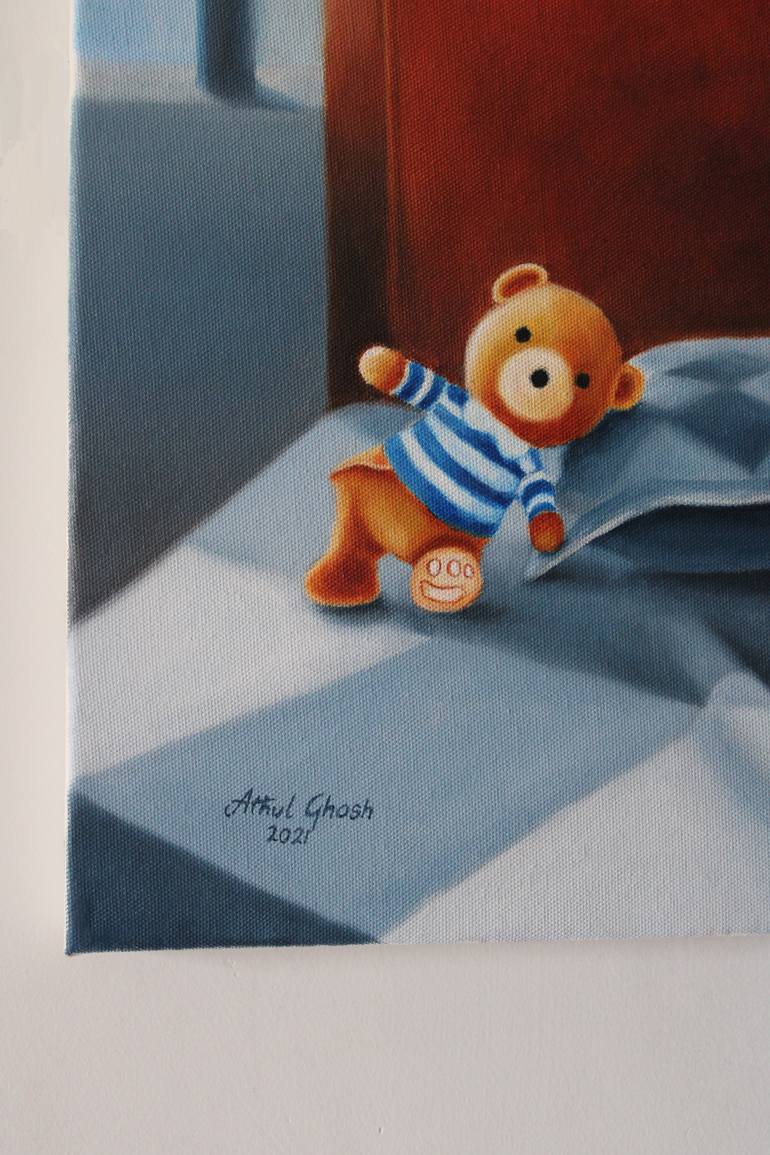 Original Figurative Children Painting by Athul Ghosh