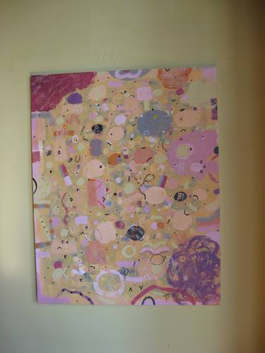 Original Abstract Painting by Fred Delameilleure