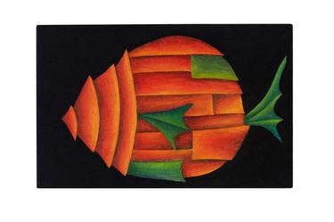 Original Fish Painting by Cesar Vazquez