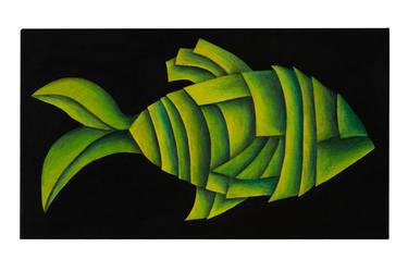 Original Fish Painting by Cesar Vazquez