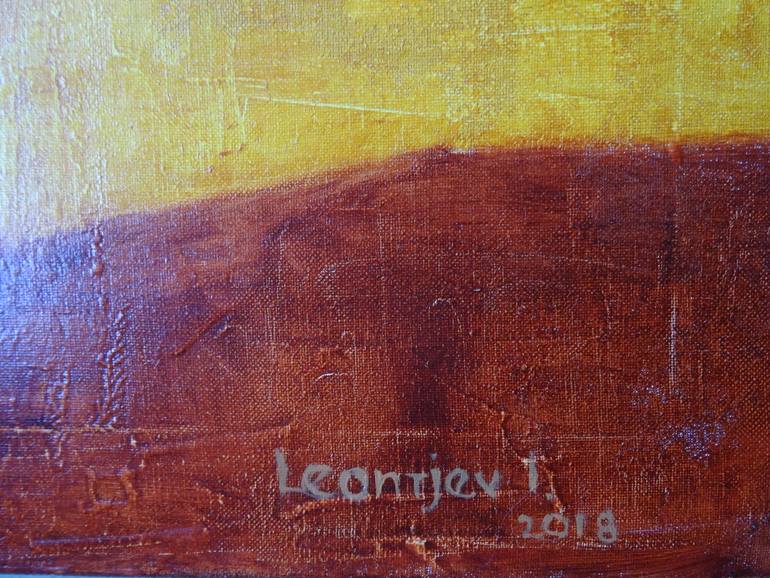 Original Abstract Expressionism Abstract Painting by Igor Leontjev