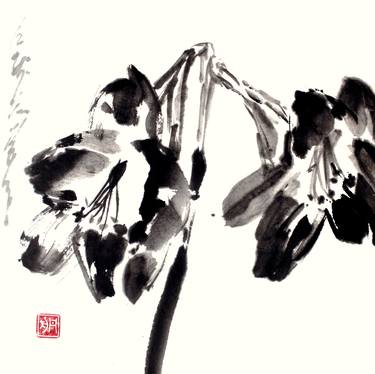 Original Expressionism Floral Paintings by Nadja Van Ghelue