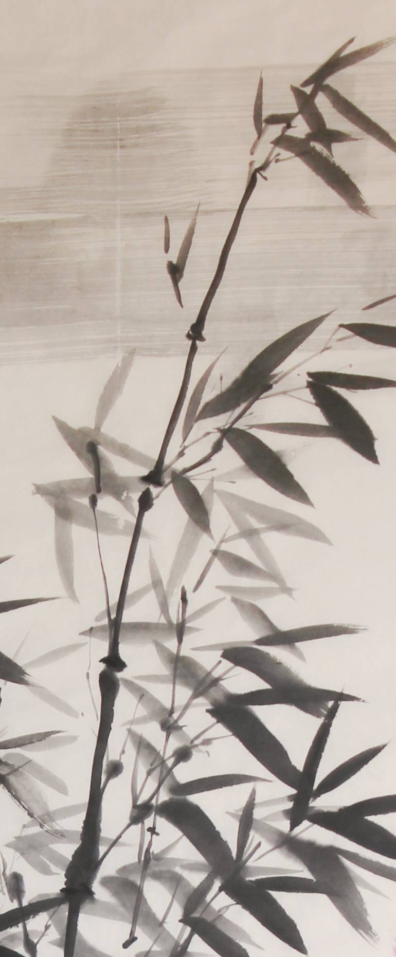 Original Minimalism Floral Painting by Nadja Van Ghelue