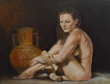 Print of Fine Art Nude Paintings by Colin Mowat