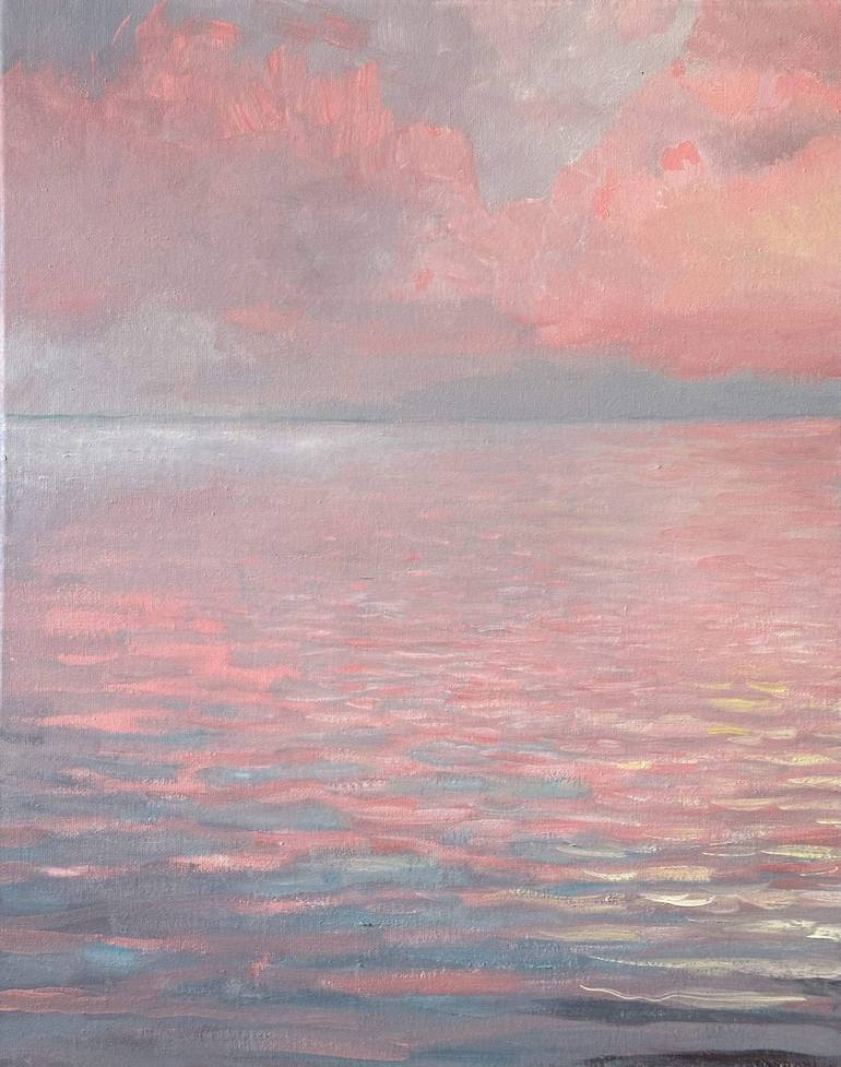 Original Impressionism Seascape Painting by Karina Kulyk