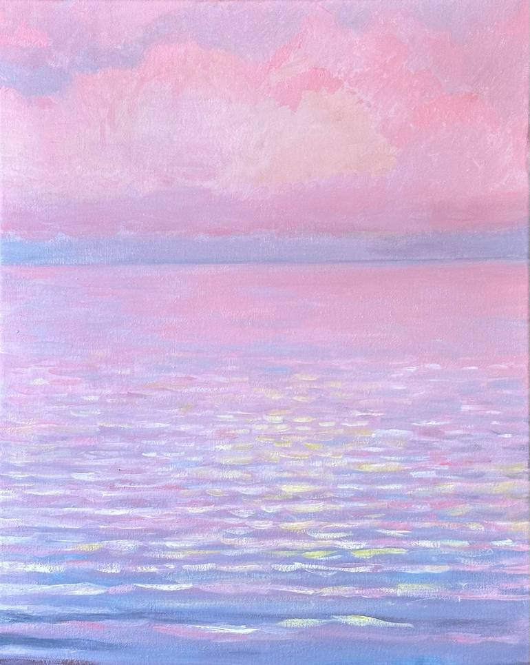 Original Impressionism Seascape Painting by Karina Kulyk