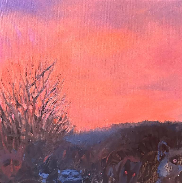 Original Impressionism Landscape Painting by Karina Kulyk