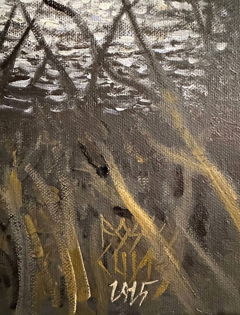 Original Impressionism Landscape Painting by Karina Kulyk