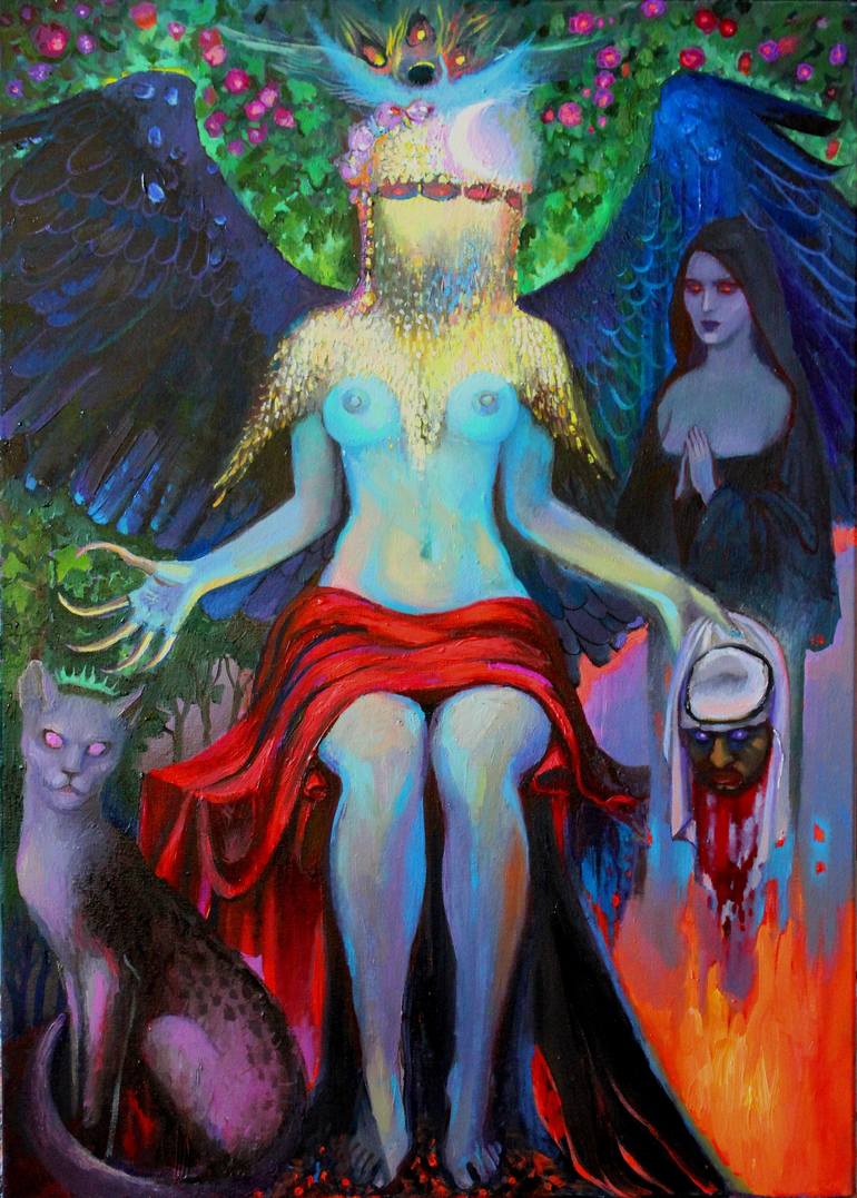 Print of Figurative Religious Paintings by Karina Kulyk