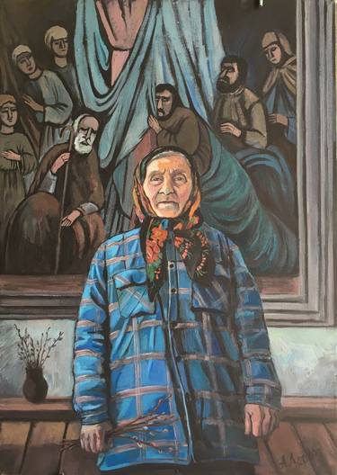 Original People Painting by Anastasiya Lyutikova