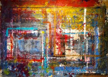 Original Abstract Paintings by Morel Orta