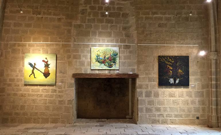 Original Figurative Men Painting by Hans Christian Vergara