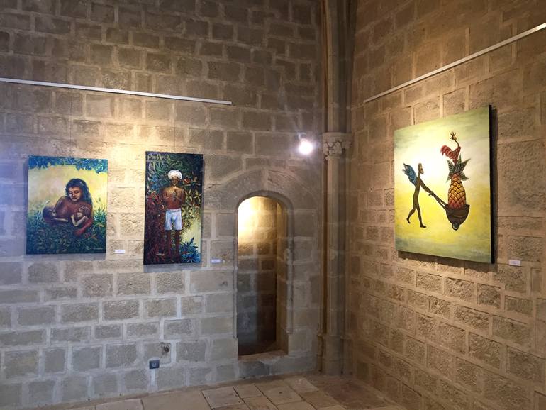 Original Figurative Men Painting by Hans Christian Vergara