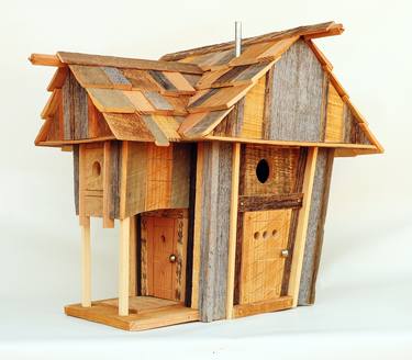 Rustic Deco Birdhouse #12 thumb