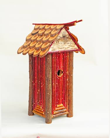 Rustic Deco Birdhouse #25 thumb