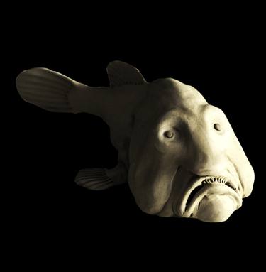 Original Figurative Fish Sculpture by Bayram Okan Yapici