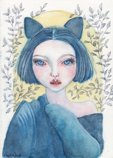 Print of Illustration Women Paintings by Rochelle Jadormio