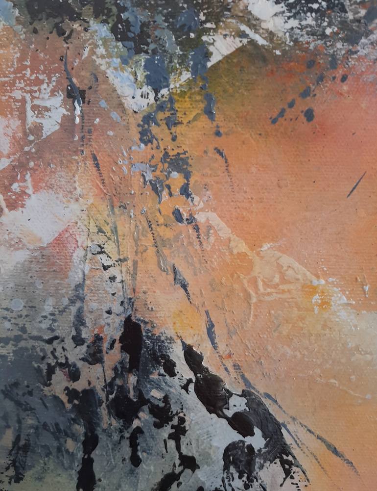 Original Abstract Expressionism Abstract Painting by Sillenn  Sylwia Jastrzebska