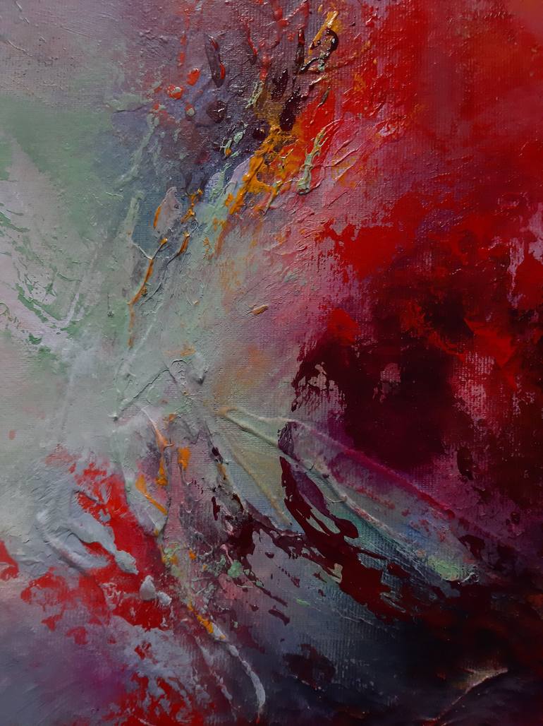 Original Abstract Painting by Sillenn  Sylwia Jastrzębska