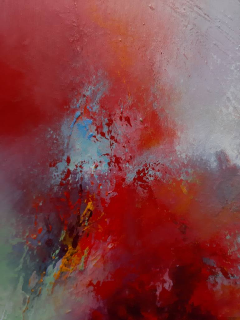 Original Abstract Painting by Sillenn  Sylwia Jastrzębska