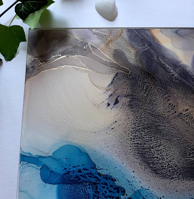 Original Modernism Abstract Painting by Sillenn  Sylwia Jastrzebska