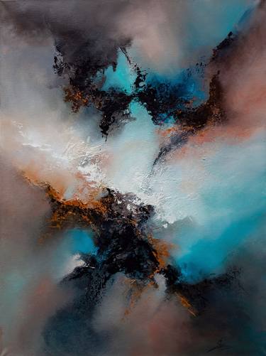 Original Abstract Expressionism Abstract Paintings by Sillenn  Sylwia Jastrzębska