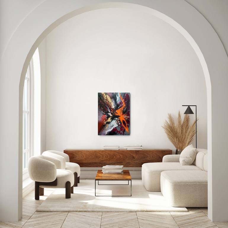 Original Modernism Abstract Painting by Sillenn  Sylwia Jastrzebska