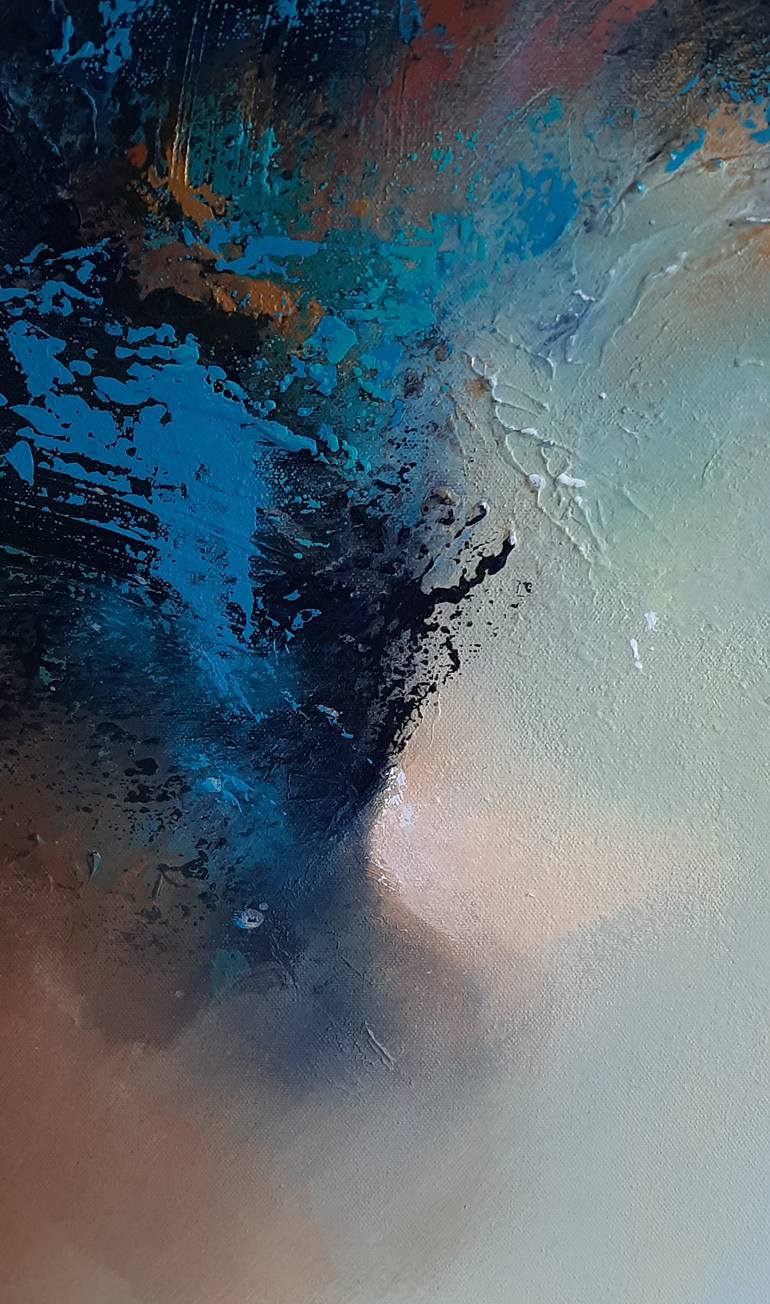 Original Modernism Abstract Painting by Sillenn  Sylwia Jastrzebska