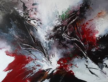 Original Abstract Expressionism Abstract Paintings by Sillenn Sylwia Jastrzębska