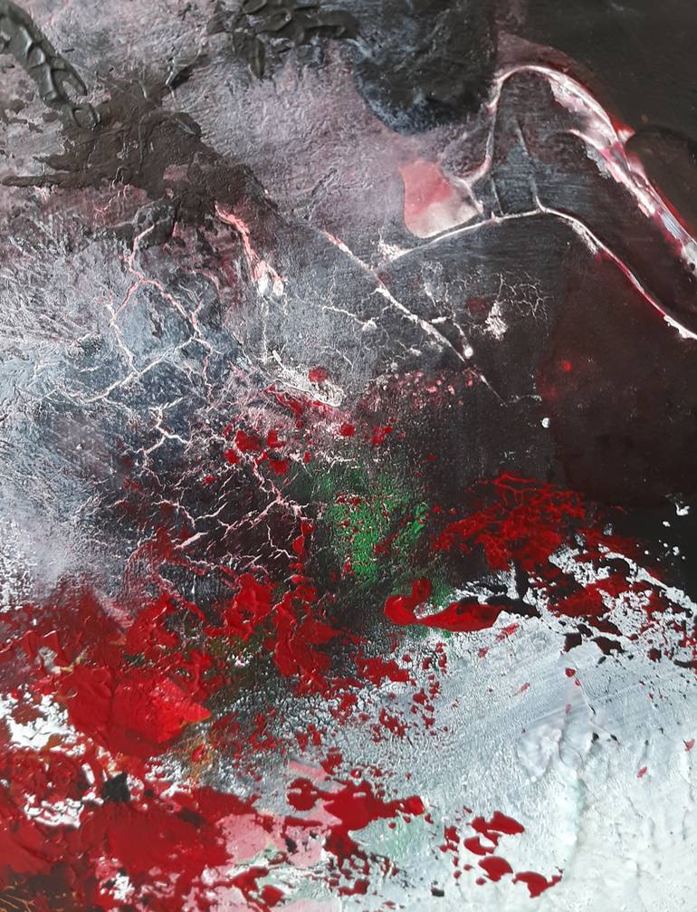Original Abstract Expressionism Abstract Painting by Sillenn  Sylwia Jastrzebska