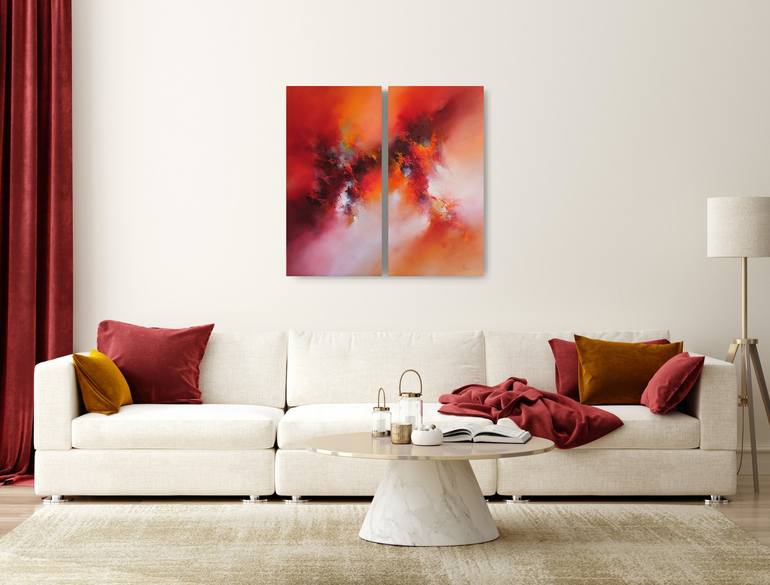 Original Abstract Painting by Sillenn  Sylwia Jastrzębska