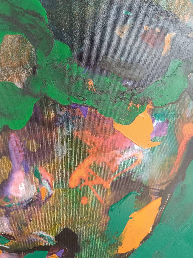 Original Abstract Expressionism Women Painting by Viktoriia Kartashova
