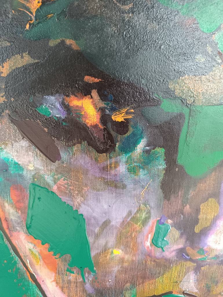 Original Abstract Expressionism Women Painting by Viktoriia Kartashova