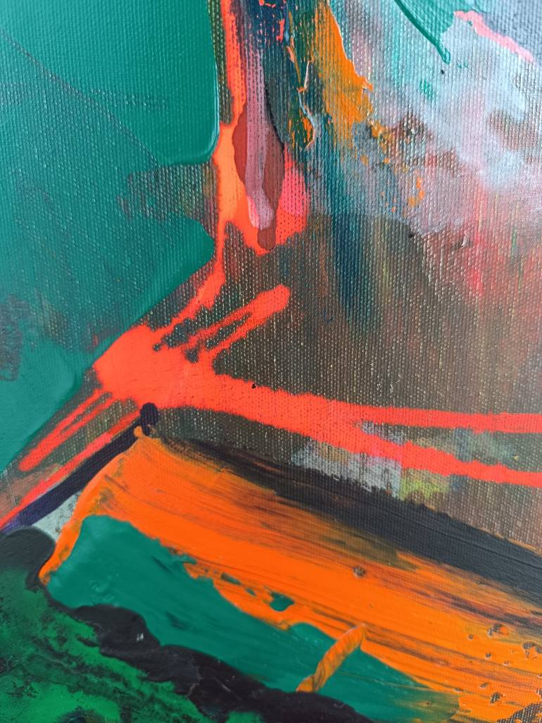 Original Abstract Expressionism Women Painting by Viktoriia Kartashova