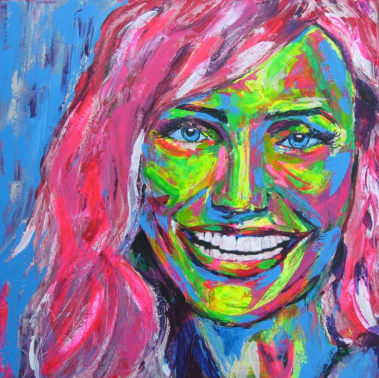 Happiness Painting by Viktoriia Kartashova