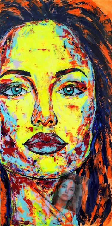 Print of Abstract Portrait Paintings by Viktoriia Kartashova