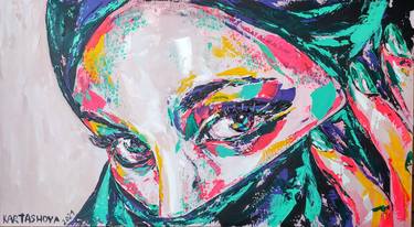 Print of Pop Art Portrait Paintings by Viktoriia Kartashova