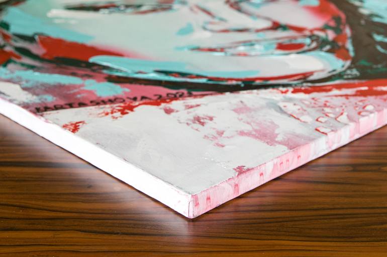 Original Abstract Expressionism Women Painting by Viktoriia Kartashova