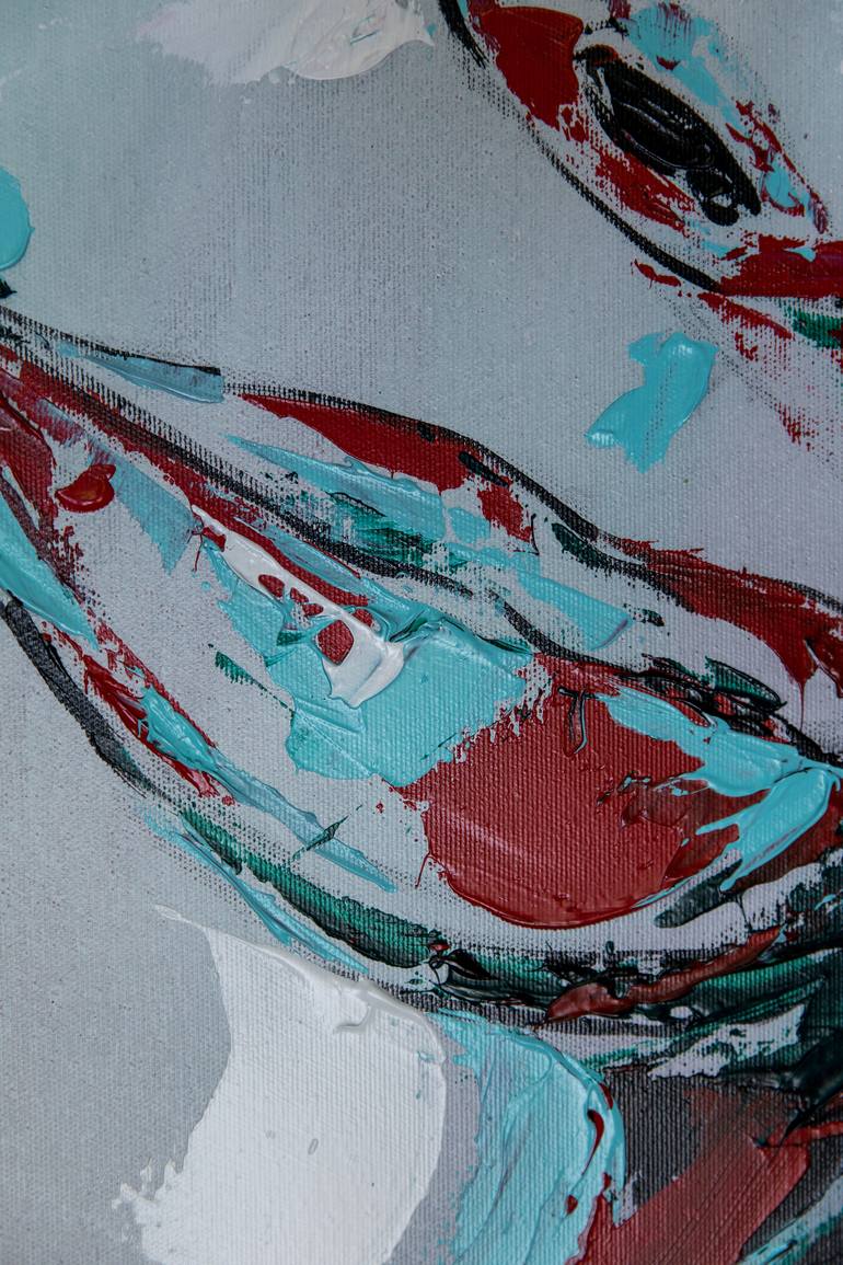 Original Abstract Expressionism Women Painting by Viktoriia Kartashova