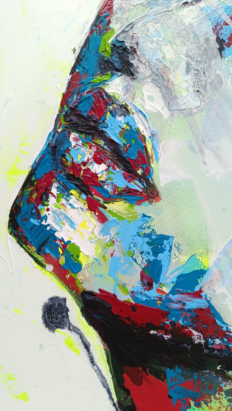 Original Pop Art Women Painting by Viktoriia Kartashova