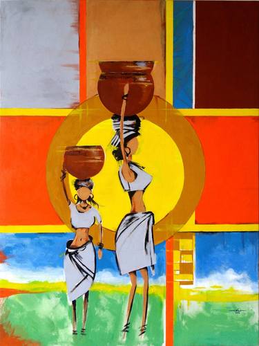 Original Culture Paintings by Obilo Nwokogba
