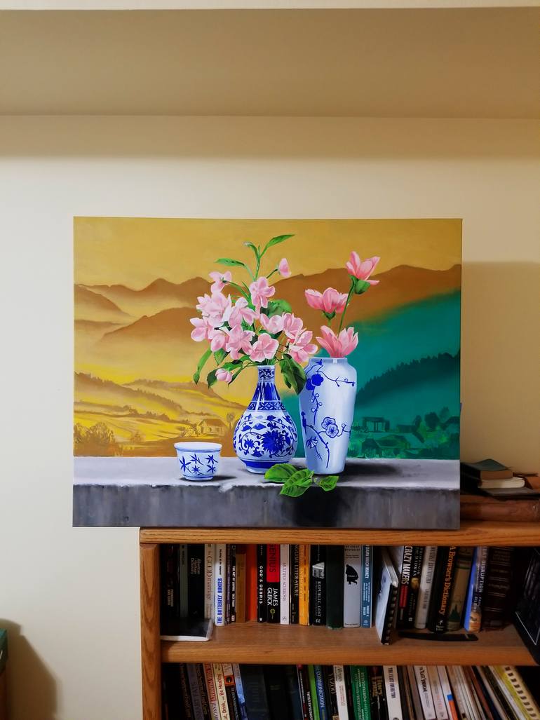 Original Illustration Still Life Painting by Obilo Nwokogba